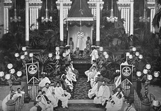 Hindu marriage ceremony, 1902. Artist: Kapp & Co.
