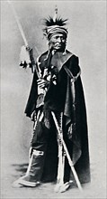 An Algonquin brave, 1912. Artist: Robert Wilson Shufeldt.