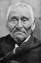 An aged Tlingit Indian of Alaska, 1912. Artist: Unknown.