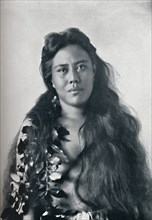 A Hula dancer, Honolulu, Hawaii, 1902. Artist: Unknown.