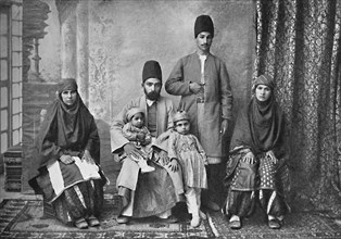 A Persian Parsi family, 1902. Artist: Unknown.