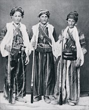 Kurdish mountain brigands, Armenia, 1902. Artist: Unknown.