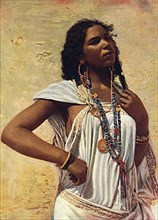 An Arab woman, 1912. Artist: Unknown.