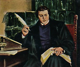 Martin Luther 1483-1546. - Gemälde von Thumann', 1934