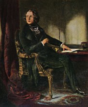 Charles Dickens 1812-1870. - Gemälde von Maclise', 1934