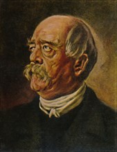 Fürst Bismarck 1815-1898. "der eiserne Kanzler" Gemälde von P. Krom', 1934
