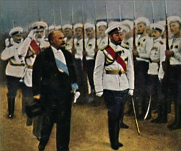 Poincaré (geb. 1860) und Zar Nikolaus II. 1868-1918', 1934