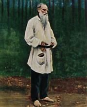 Graf Tolstoi 1828-1910. - Gemälde von Pri', 1934