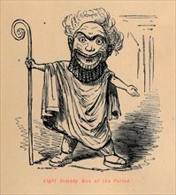 'Light Comedy Man of the Period', 1852. Artist: John Leech.