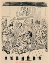 'The End of Julius Caesar', 1852. Artist: John Leech.