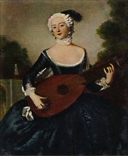 Die Lieblingsschwester Friedr. D. Gr. 1709-1758. - Gemälde von Pesne', 1934