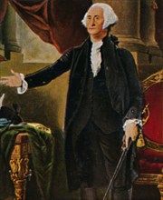 George Washington 1732-1799. - Stich nach dem Gemälde von G. C. Stuart', 1934