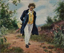 Ludwig van Beethoven 1770-1827. - Gemälde von Schmid', 1934