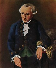 Immanuel Kant 1724-1804. - Gemälde von Döbler', 1934