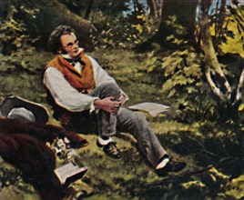 Franz Schubert 1797-1828. - Gemälde von J. Schmid', 1934
