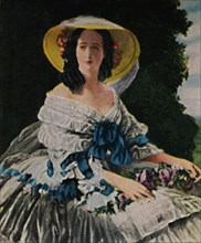 Kaiserin Eugenie 1826-1920. - Gemälde von Winterhalter', 1934