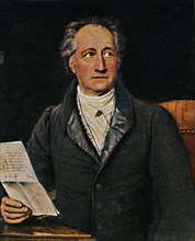 Johann Wolfgang von Goethe 1749-1832. - Gemälde von J.K. Stieler', 1934
