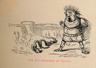 'The Evil Conscience of Tarquin', 1852. Artist: John Leech.
