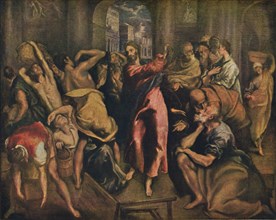 'Die Tempelreinigung', (Christ Cleansing the Temple), c1570, (1938). Artist: El Greco.