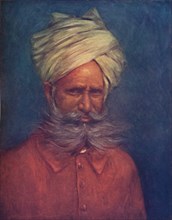 'A Retainer from Central India', 1903. Artist: Mortimer L Menpes.