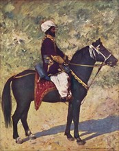 'Horseman at the Bombay Camp', 1903. Artist: Mortimer L Menpes.