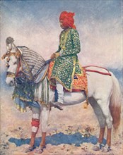 'A Performing Horse from the Alwar State', 1903. Artist: Mortimer L Menpes.