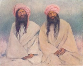 'Two Baluch Chiefs', 1903. Artist: Mortimer L Menpes.
