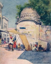 'At a Street Corner, Amritsar', 1905. Artist: Mortimer Luddington Menpes.
