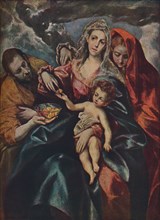 'Heilige Familie', (The Holy Family), c1590, (1938). Artist: El Greco.