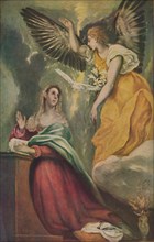 'Mariae Verkundigung', (The Annunciation), c1595 - 1600, (1938). Artist: El Greco.
