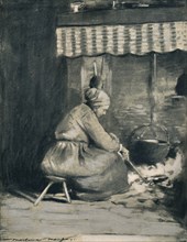 'An Old-Fashioned Hearth', 1903. Artist: Mortimer L Menpes.