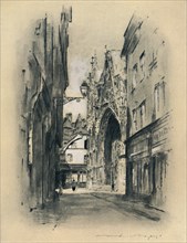 'Cathedral at Lillebonne', 1903. Artist: Mortimer L Menpes.