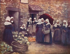 'Vegetable Market', 1903. Artist: Mortimer L Menpes.