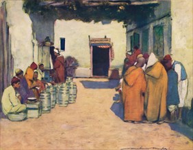 'A Courtyard', 1903. Artist: Mortimer L Menpes.
