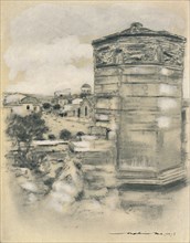 'Tower of the Winds, Athens', 1903. Artist: Mortimer L Menpes.