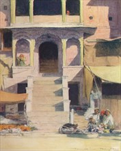 'At the Steps of a Palace', 1905. Artist: Mortimer Luddington Menpes.