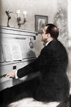 'Enrico Caruso - Italy's Famous Tenor at the Piano', c1925. Artist: Unknown.
