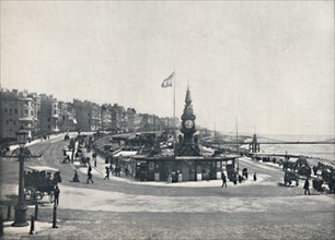 'Brighton - Entrance to the Aquarium, Showing the Chain Pier', 1895. Artist: Unknown.
