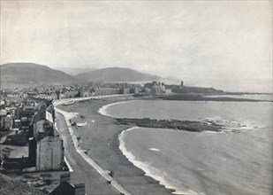 'Aberystwith - View of the Bay, Showing the Castle and the University College', 1895. Artist: Unknown.