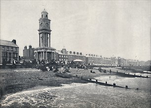 'Herne Bay - The Front, Showing Clock Tower', 1895. Artist: Unknown.