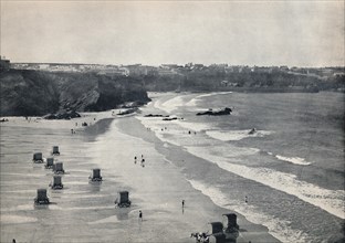 'Newquay - A Quiet Bathing-Place', 1895. Artist: Unknown.