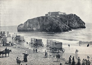 'Tenby - St. Catherine's Rock and Fort', 1895. Artist: Unknown.