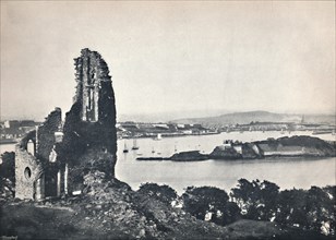 'Plymouth - Drake's Island, from Mount Edgcumbe', 1895. Artist: Unknown.