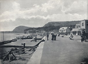 'Sidmouth - The Promenade and Beach', 1895. Artist: Unknown.