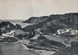 'Kynance Cove - The Cove and Village', 1895. Artist: Unknown.