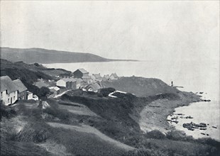 'Coverack - The Cove and Village', 1895. Artist: Unknown.