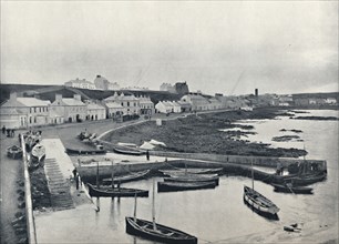 'Portstewart - The Harbour and Town', 1895. Artist: Unknown.