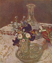 'Bouquet of Pansies, Forget-me-nots, and Daisies (About 1900)', c1900, (1946). Artist: Edouard Vuillard.