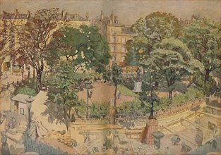 'Place Vintimille, seen from the painter's window (1917)', 1917, (1946). Artist: Edouard Vuillard.