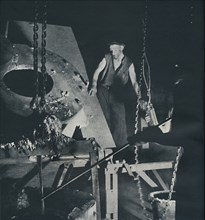 'Worker in an aircraft factory (preparation of alloy)', 1941. Artist: Cecil Beaton.